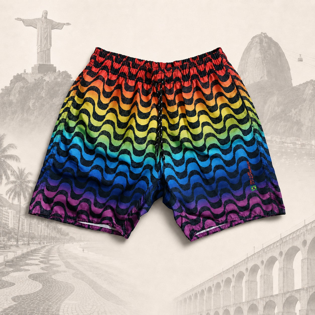 Short Calçadão Rainbow — BLUE THUNDER SPORT