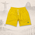 Short Essential Canarinho — fundo claro do Rio