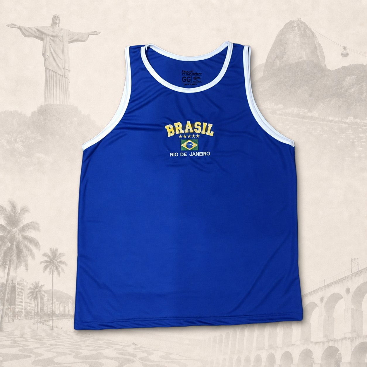 Regata Brasil Royal — fundo claro do Rio
