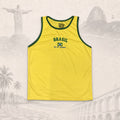 Regata Brasil Canarinho — fundo claro do Rio