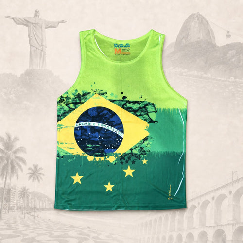 Regata Brasil Gradient — fundo claro do Rio