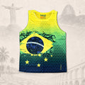 Regata Brasil Pixel — fundo claro do Rio