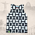 Regata Ipanema Black & White — fundo claro do Rio