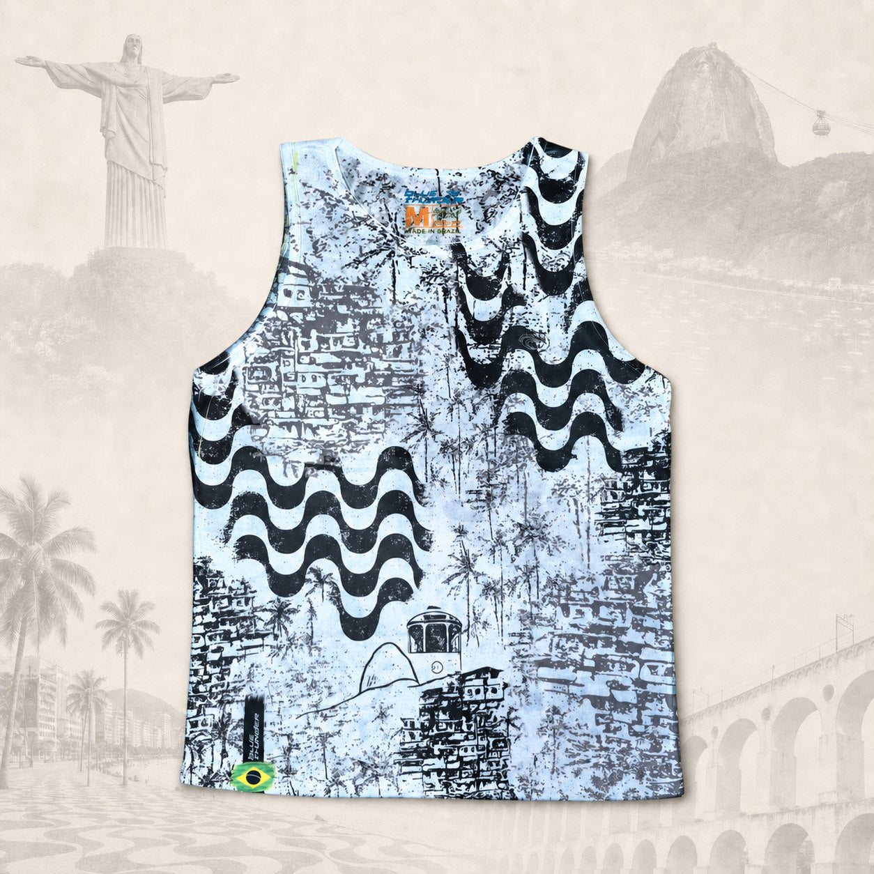 Regata Rio Vintage — fundo claro do Rio