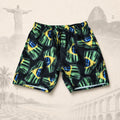 Short Brasil Black Flags — fundo claro do Rio